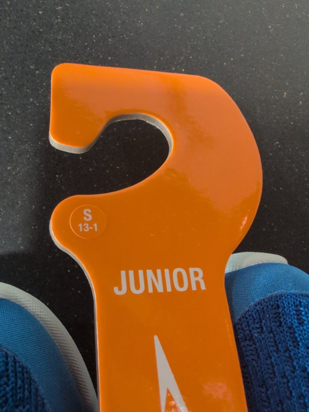 NWT Speedo Junior Boys Small (13/1) Aqua Sock Water Shoe BLUE Rubber Sole - Picture 3 of 5